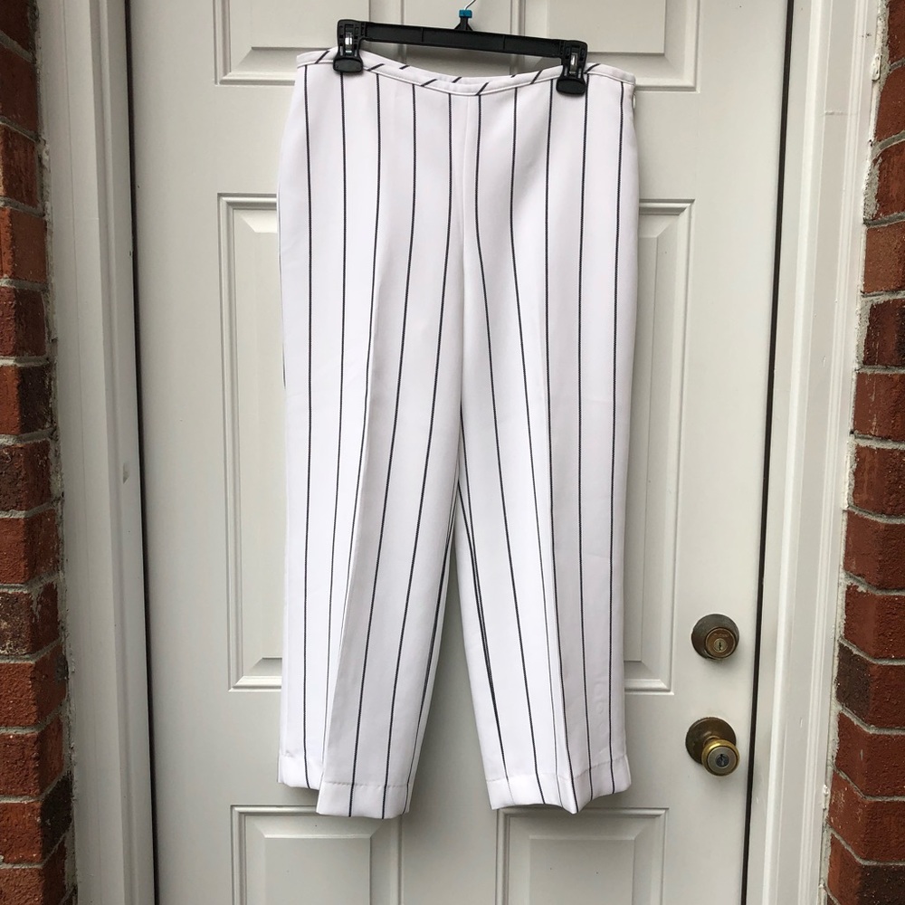Talbots Nautical Striped Pants - Picture 2 of 7